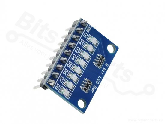 LED Level indicator - 8 LEDs common anode red